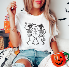 Load image into Gallery viewer, Black Witch Hat Dancing Skeletons #BS7240
