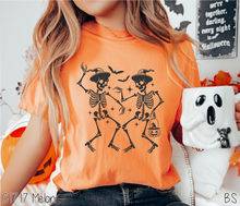 Load image into Gallery viewer, Black Witch Hat Dancing Skeletons #BS7240
