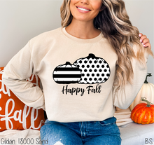 Load image into Gallery viewer, Black And White Fall Pumpkins #BS206
