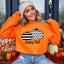 Load image into Gallery viewer, Black And White Fall Pumpkins #BS206
