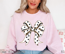 Load image into Gallery viewer, Black &amp; White Polka Dot Coquette #BS7718
