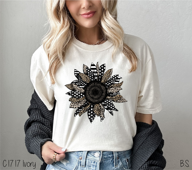 Black & White Sunflower #BS5963