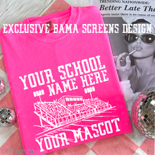 Load image into Gallery viewer, Exclusive Custom Stadium School Design Custom Order *Mockup Included
