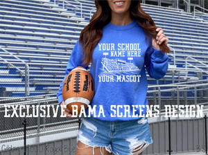 Exclusive Custom Stadium School Design Custom Order *Mockup Included
