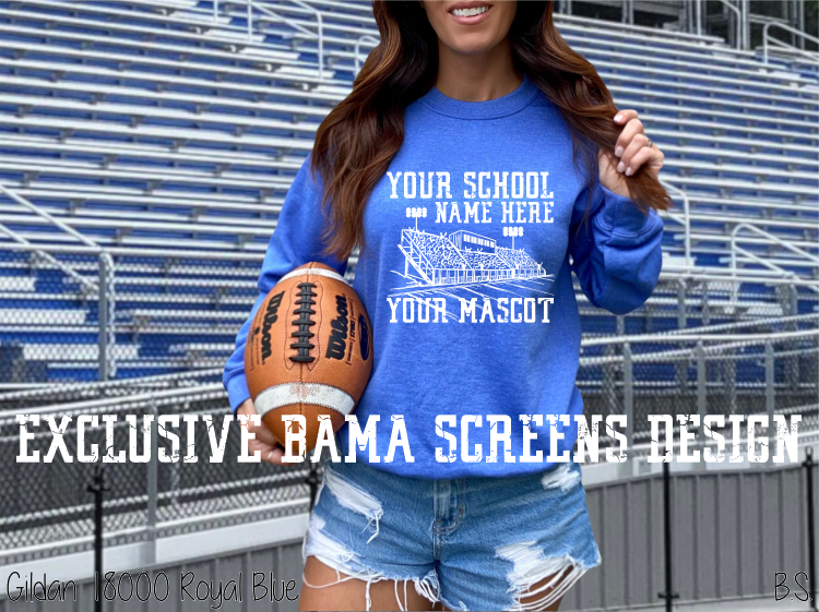 Exclusive Custom Stadium School Design Custom Order *Mockup Only