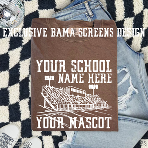 Exclusive Custom Stadium School Design Custom Order *Mockup Included