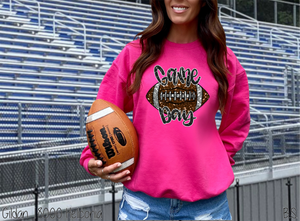 Faux Bling Game Day Glitter Football #BS6023