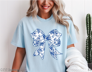 Blue Grand Millennial Bow #BS7642