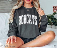 Load image into Gallery viewer, Bobcats Distressed Arch #BS8583 *10/5 PRINTS ON ORDER AND EXTRAS POSTED FOR PURCHASE BEFORE ARRIVAL
