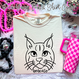Bobcats Doodle Mascot Custom Order