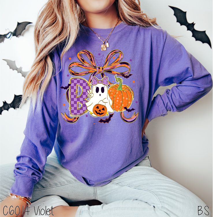 Boo Ghost Coquette #BS8390 *8/17 PRINTS ON ORDER AND POSTED FOR PURCHASE BEFORE ARRIVAL
