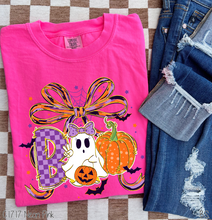 Load image into Gallery viewer, Boo Ghost Coquette #BS8390 *8/17 PRINTS ON ORDER AND POSTED FOR PURCHASE BEFORE ARRIVAL
