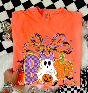 Boo Ghost Coquette #BS8390 *8/17 PRINTS ON ORDER AND POSTED FOR PURCHASE BEFORE ARRIVAL