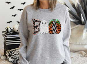 Boo Ghost Doodle Letters #BS7303