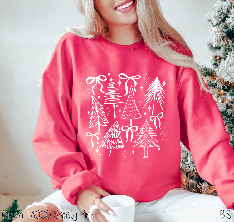 Bow Tree Whimsical Collage #BS8708