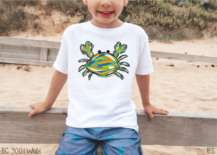 Boy Cute Summer Crab #BS5627