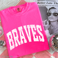 Load image into Gallery viewer, Braves Distressed Arch #BS8594 *10/5 PRINTS ON ORDER AND EXTRAS POSTED FOR PURCHASE BEFORE ARRIVAL
