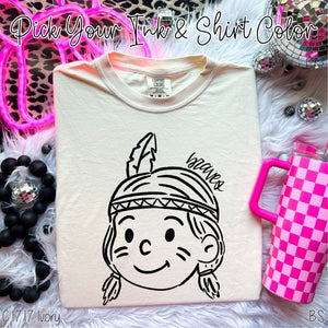 Braves Doodle Mascot Custom Order