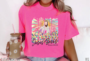 Bright Burst Jesus Saves #BS8042 *PREORDER CLOSING SUNDAY 4/20 @ MIDNIGHT CST