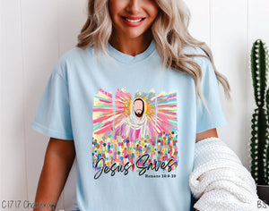 Bright Burst Jesus Saves #BS8042 *PREORDER CLOSING SUNDAY 4/20 @ MIDNIGHT CST