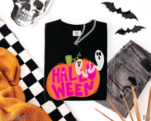 Bright Halloween Leopard Pumpkin #BS8368