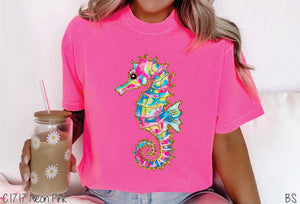 Bright Preppy Seahorse #BS8090 *PREORDER CLOSING SUNDAY 5/11 @ MIDNIGHT CST