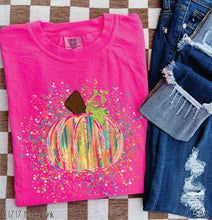 Load image into Gallery viewer, Bright Tone Paint Splatter Pumpkin #BS8416 *8/24 PRINTS ON ORDER AND EXTRAS POSTED FOR PURCHASE BEFORE ARRIVAL
