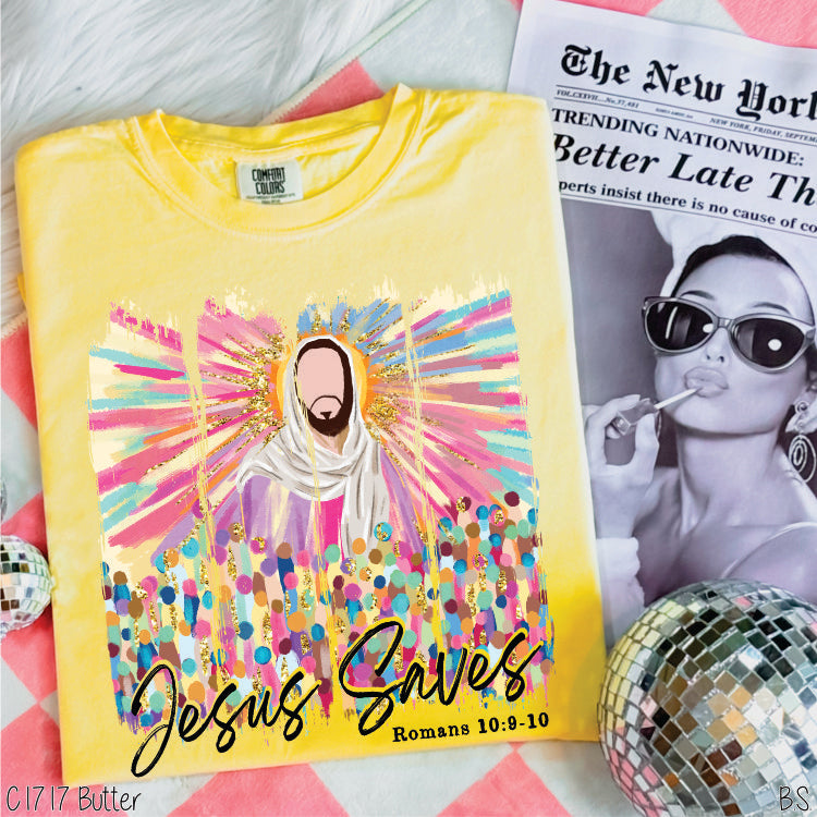 Bright Burst Jesus Saves #BS8042