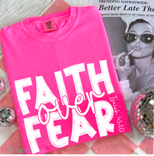 Load image into Gallery viewer, White Brushed Faith Over Fear #BS8184
