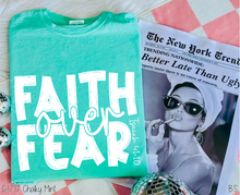 Load image into Gallery viewer, White Brushed Faith Over Fear #BS8184
