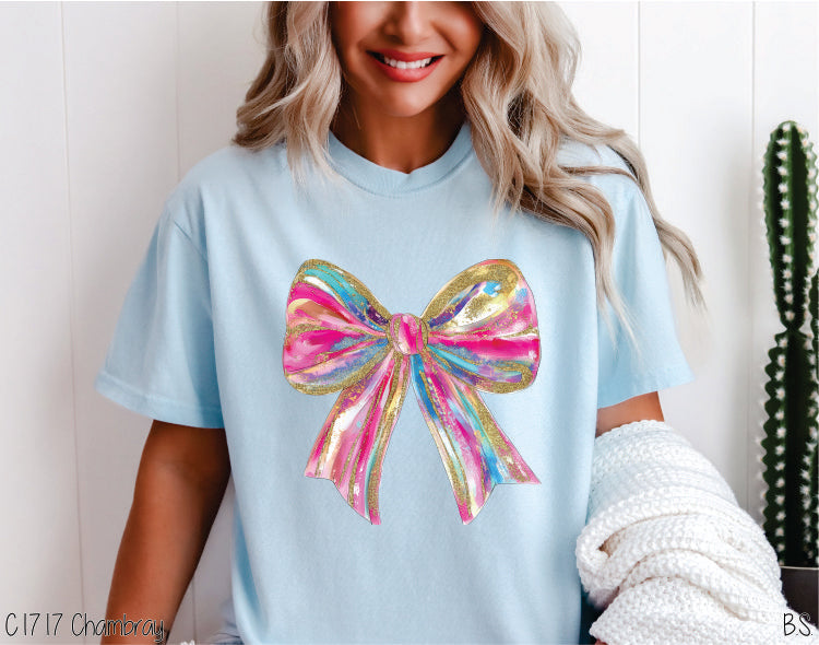 Brushstroke Paint Coquette Bow #BS7761
