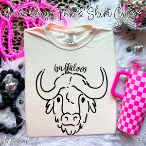 Buffaloes Doodle Mascot Custom Order