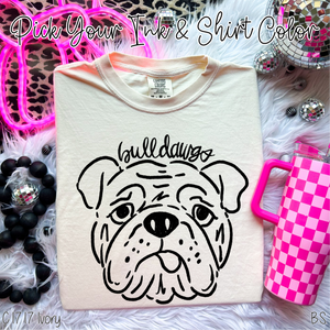 Bulldawgs Doodle Mascot Custom Order