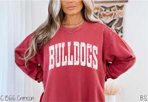 Bulldogs Distressed Arch #BS8547