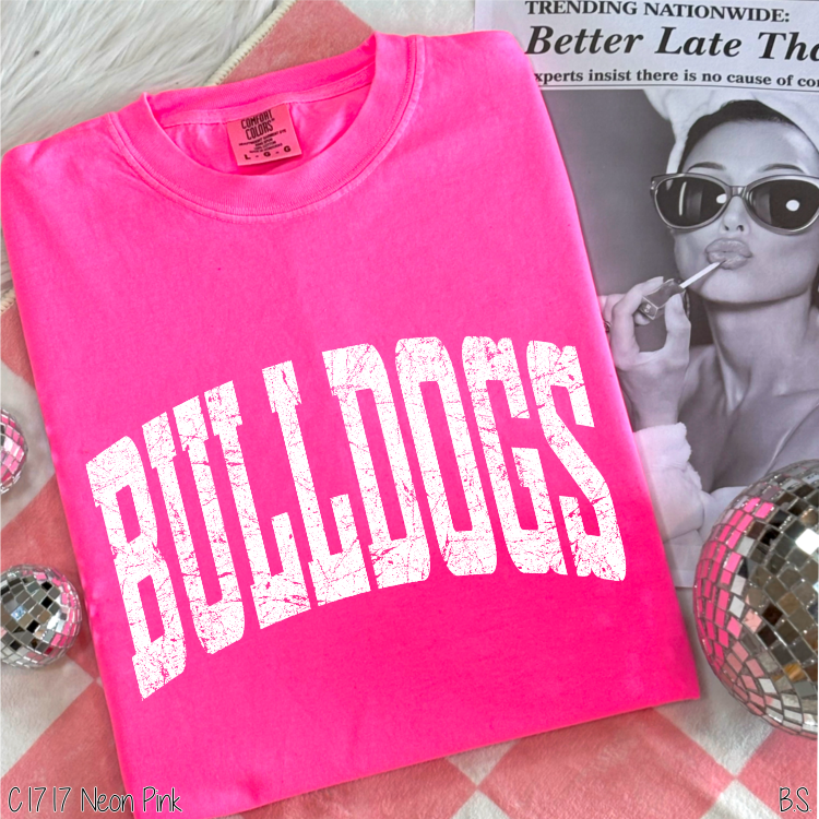 Bulldogs Distressed Arch #BS8547