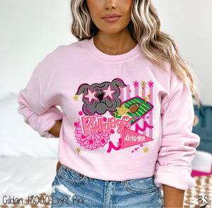 Bulldogs Pink Preppy Mascot #BS8286