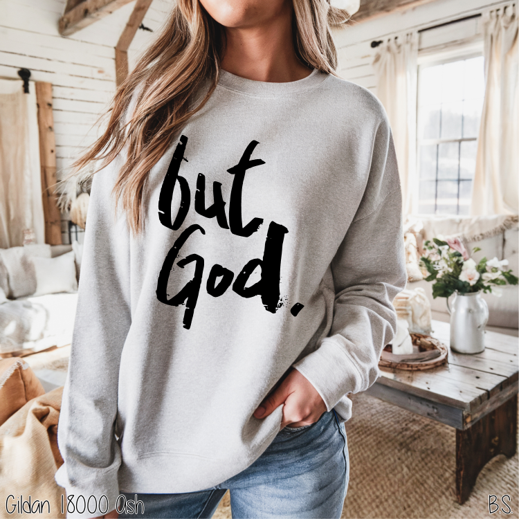 But God Distressed Graffiti Brush #BS8742