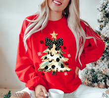 Load image into Gallery viewer, Camo Coquette Faux Glitter Tree #BS8648
