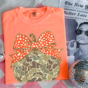 Camo Coquette Pumpkin #BS8370