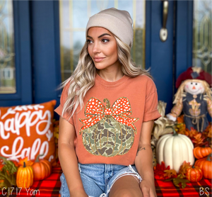 Camo Coquette Pumpkin #BS8370