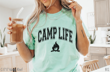 Load image into Gallery viewer, Camp Life Arched Varsity #BS8107
