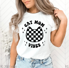 Load image into Gallery viewer, Cat Mom Vibes Checkered Cat #BS5493
