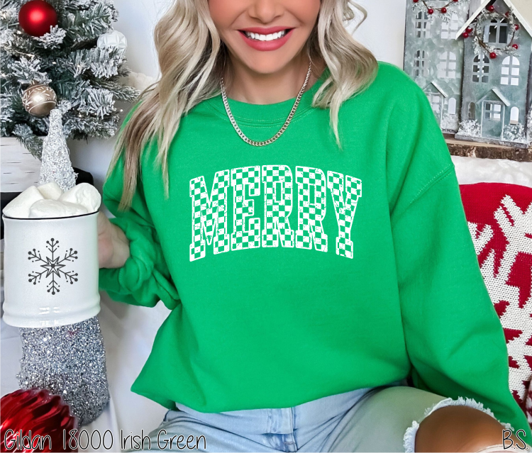 Checkered Arched Merry  #BS7494