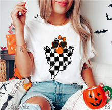 Load image into Gallery viewer, Checkered Ghost Orange Bubble #BS7275
