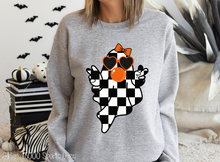 Load image into Gallery viewer, Checkered Ghost Orange Bubble #BS7275
