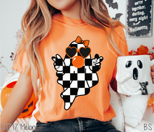 Load image into Gallery viewer, Checkered Ghost Orange Bubble #BS7275
