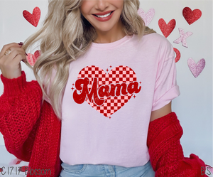 Checkered Mama Heart #BS6363