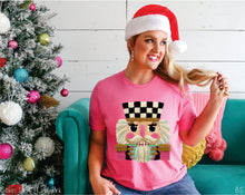 Load image into Gallery viewer, Checkered Nutcracker Faux Yarn #BS8669
