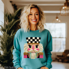 Load image into Gallery viewer, Checkered Nutcracker Faux Yarn #BS8669
