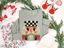 Load image into Gallery viewer, Checkered Nutcracker Faux Yarn #BS8669
